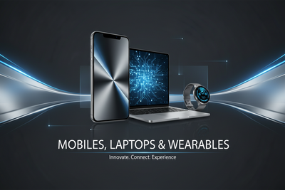 MOBILES, LAPTOPS & WEARABLES
