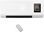 Wall-mounted mini portable air conditioner and heater unit.