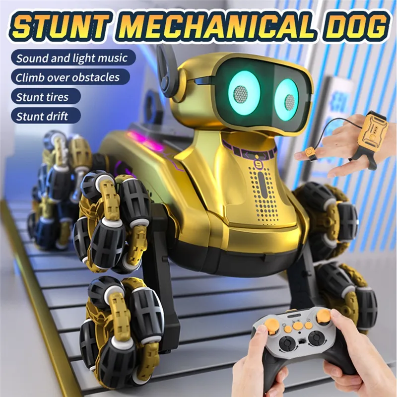 8WD Gesture Sensor RC Stunt Car, also known as a remote-control robot dog toy
