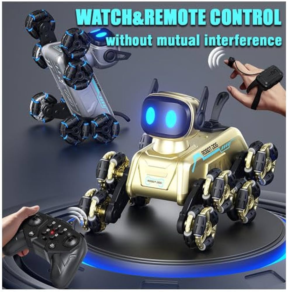 8WD Gesture Sensor RC Stunt Car, also known as a remote-control robot dog toy