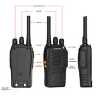 Baofeng BF-888S portable two-way radio.