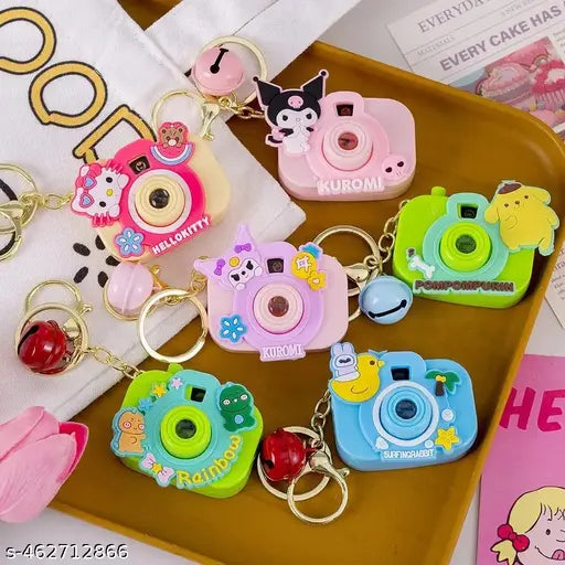 Camera projector keychain