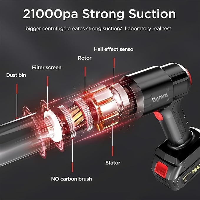 Wireless Handheld Car Vacuum Cleaner, 3-in-1 High Power 18000PA, Portable car Vacuum Cleaner