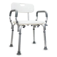 MCP Shower Chair For Seniors With Removable Back And Adjustable Legs
