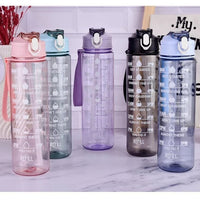 Water Bottle with Time Markings
