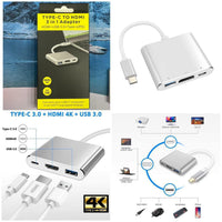 Typ c to HDMI 3 in 1 adapter
