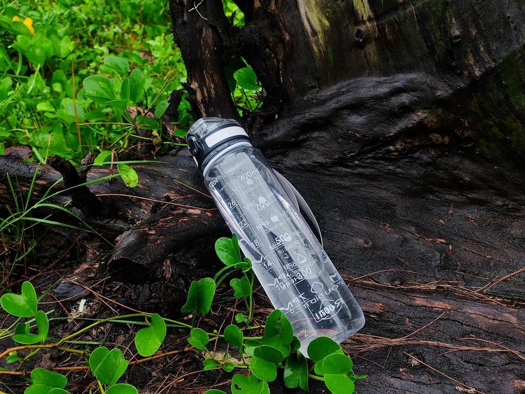Water Bottle with Time Markings