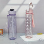 Water Bottle with Time Markings