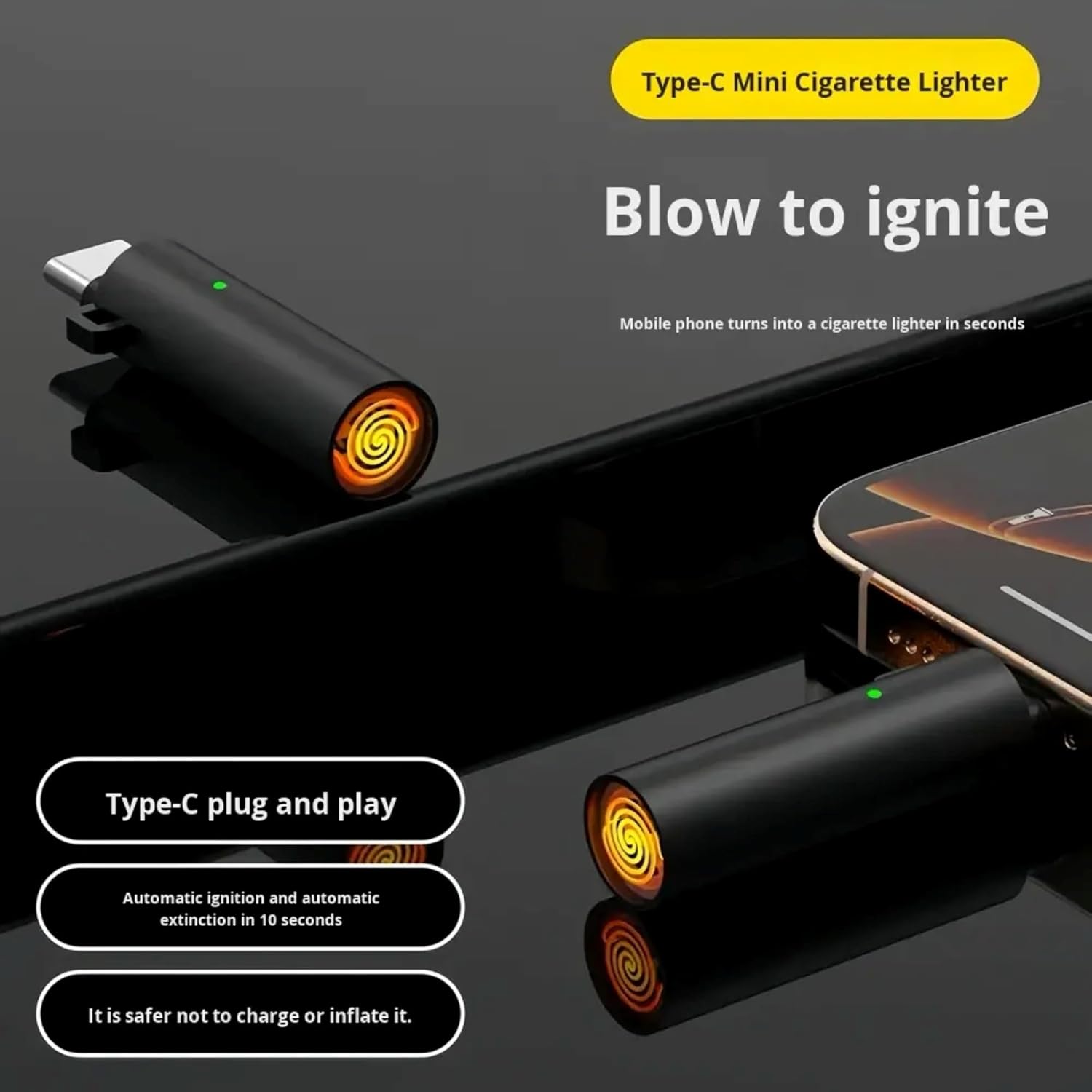 Typ c lighter